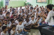 Palestra sobre instrumentos musicais - Escola Prof. Creso A. Filetti