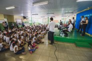 Palestra sobre instrumentos musicais - Escola Prof. Creso A. Filetti