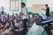 Palestra sobre instrumentos musicais - Escola Prof. Creso A. Filetti