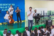 Palestra sobre instrumentos musicais - Escola Prof. Creso A. Filetti