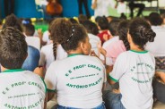 Palestra sobre instrumentos musicais - Escola Prof. Creso A. Filetti