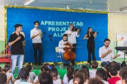 Palestra sobre instrumentos musicais - Escola Prof. Creso A. Filetti