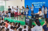 Palestra sobre instrumentos musicais - Escola Prof. Creso A. Filetti