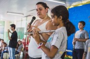 Palestra sobre instrumentos musicais - Escola Prof. Creso A. Filetti