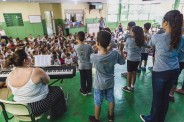 Palestra sobre instrumentos musicais - Escola Prof. Creso A. Filetti