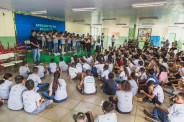 Palestra sobre instrumentos musicais - Escola Prof. Creso A. Filetti