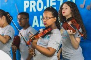 Palestra sobre instrumentos musicais - Escola Prof. Creso A. Filetti