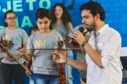 Palestra sobre instrumentos musicais - Escola Prof. Creso A. Filetti