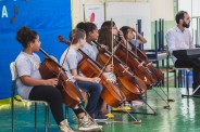 Palestra sobre instrumentos musicais - Escola Prof. Creso A. Filetti