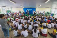 Palestra sobre instrumentos musicais - Escola Prof. Creso A. Filetti