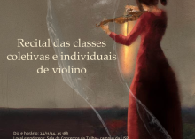 Alunos da Alma apresentam recital de violinos